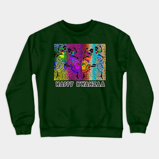 Happy Kwanzaa Crewneck Sweatshirt by Afrocentric-Redman4u2